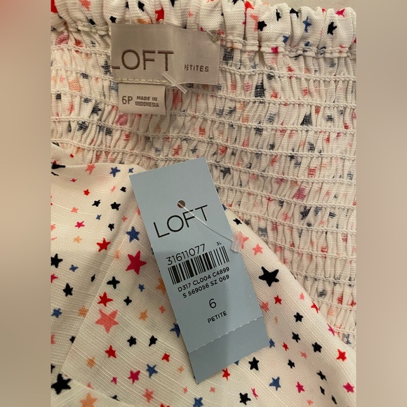 🎯CLEARANCE LAST CHANCE Loft Star Front Twist Short Romper NWT!! - Picture 10 of 10